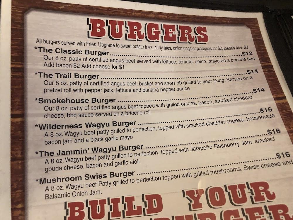 Wilderness Trail Menu image 3