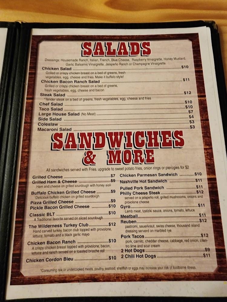 Wilderness Trail Menu image 4
